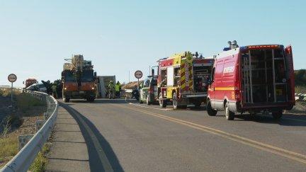 Los heridos graves han sido trasladados al hospital San Jorge de Huesca.