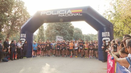 Los participantes han realizado un recorrido de cinco kilómetros por el Parque Grande José Antonio Labordeta.
