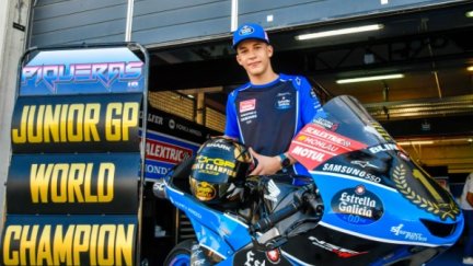 Ángel Piqueras es el nuevo campeón del Mundo de JuniorGP 2023.