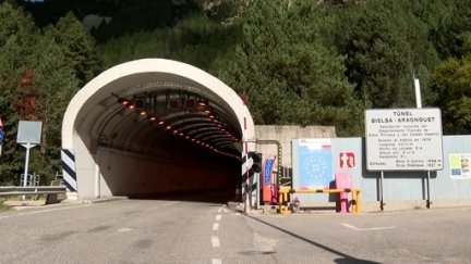 El tunel de Bielsa dejará de cerrar por las noches