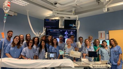 Equipo que ha participado en la intervención realizada en el Hospital Miguel Servet. / Gobierno de Aragón