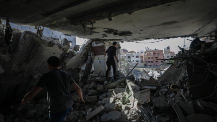 Imagen del día de hoy de Gaza tras los bombardeos / EFE