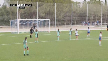 El Zaragoza CFF ha tenido un penalti para ganar el partido.