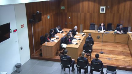 Lectura del veredicto del jurado popular este lunes.