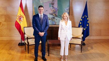 Pedro Sánchez y Yolanda Díaz. / Europa Press