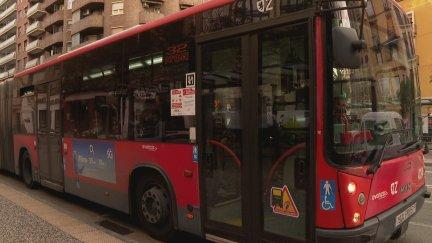 Autobús urbano de Zaragoza.