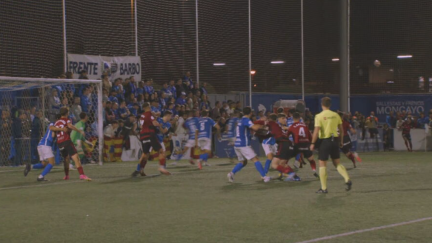 Lance del partido Foto: Aragón Deporte