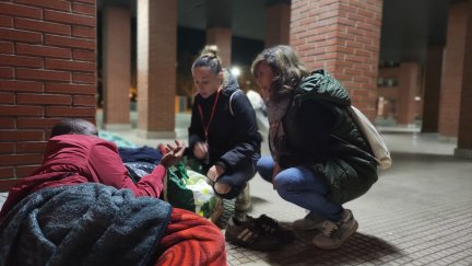 Recorrido llevado a cabo por voluntarios esta madrugada en las calles de Zaragoza. / Ayuntamiento de Zaragoza