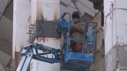Un trabajador durante su jornada laboral.