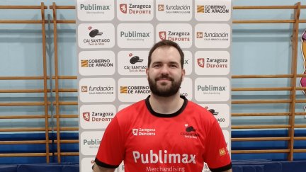 Cristian López, jugador del Publimax CAI Santiago de Segunda Nacional.