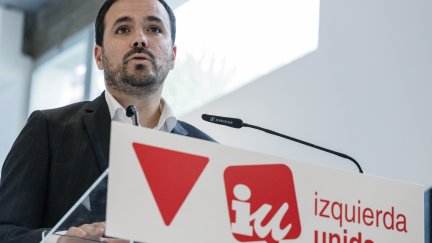 Alberto Garzón en un acto de IU el 4 de junio de 2023. / Europa Press