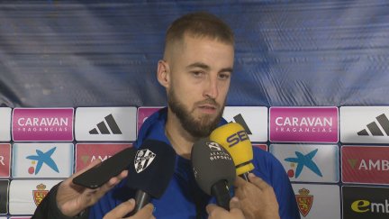 Pulido hablando en rueda de prensa. Foto: Aragón Deporte