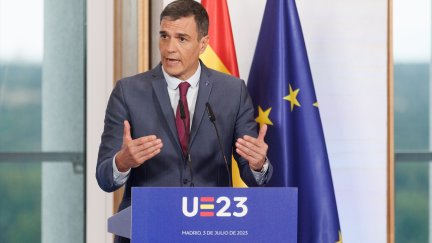 Pedro Sánchez, al inicio de la presidencia española del Consejo de la Unión Europea. / Eduardo Parra - Europa Press