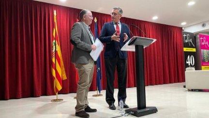 Acto de presentación del últio número de 'Turia'. / Gobierno de Aragón.