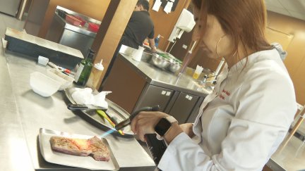 María José Meda ostenta actualmente una estrecha Michelín en su restaurante El Batán.