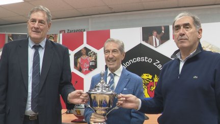 Una imagen de la presentación de los actos del 40 aniversario por la Copa del Rey.