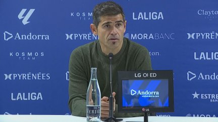 Hidalgo en rueda de prensa.
