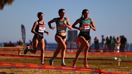 Cristina Espejo durante la prueba.