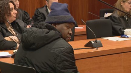 El acusado, Bobo Keita, en la primera sesión del juicio.