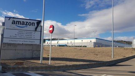 La nave de Amazon en La Muela (Zaragoza).