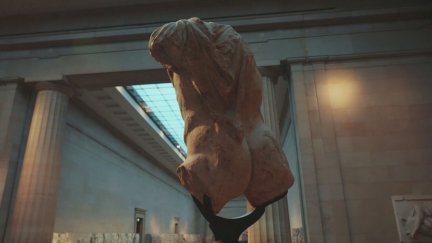 Los mármoles del Partenón ateniense se muestran en el Museo Británico de Londres.