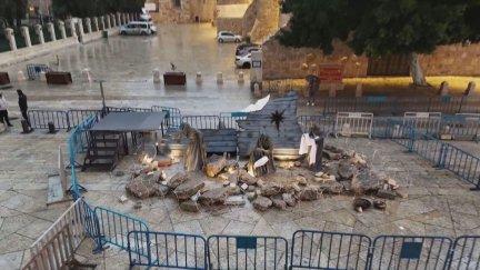 a proximidad de la guerra en Gaza ha dejado Belén, en Cisjordania, prácticamente sin celebraciones de Navidad.