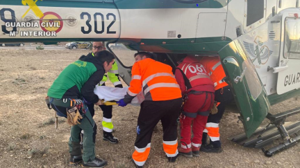 Uno de los rescates realizados por la Guardia Civil este fin de semana. / Guardia Civil Huesca