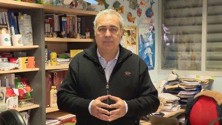 El epidemiólogo Nacho de Blas, este miércoles, en una entrevista para el programa Buenos Días, de Aragón TV.