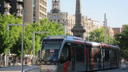 Tranvía de Zaragoza. / Europa Press