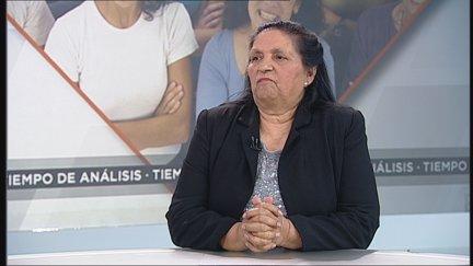 Pilar Clavería, la Rona, en una entrevista en Buenos Días Aragón.