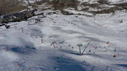 Estación de Baqueira Beret durante el puente de diciembre.