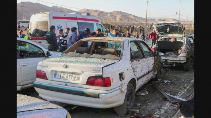 Más de cien muertos en Irán tras un doble atentado cerca del cementerio donde está enterrado Qasem Soleimani. / REUTERS