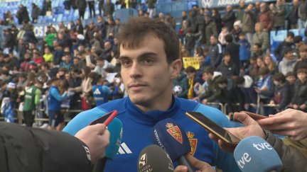 Francho Serrano en rueda de prensa.