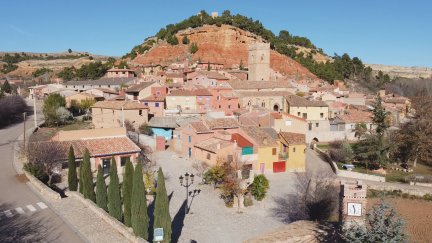 Anento, uno de los pueblos más bonitos de España.