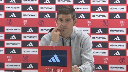 Antonio Hidalgo, durante la rueda de prensa. Foto: Aragón Deporte