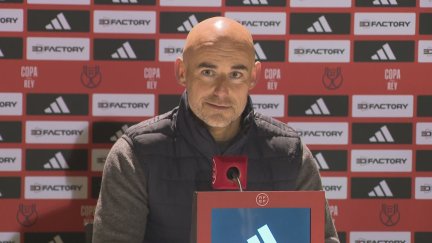 Dani Martínez en rueda de prensa.