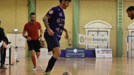 Pablo Martínez Merlos, en un partido de esta temporada.