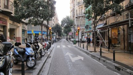 Calle Don Jaime I, donde se ha producido el accidente. / Europa Press