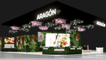 Recreación pabellón de Aragón en FITUR. Gobierno de Aragón. / Gobierno de Aragón
