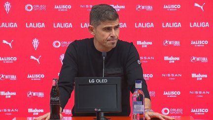 Hidalgo en rueda de prensa.