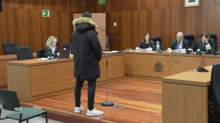 Momento de la celebración del juicio por agresión sexual.