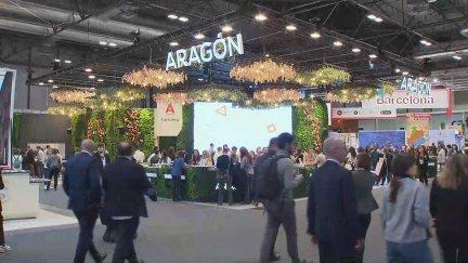 Estand de Aragón en Fitur.