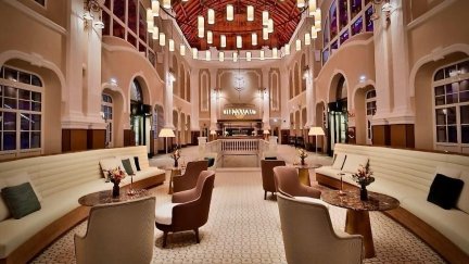 Interior del Hotel Estación de Canfranc. / C.M.