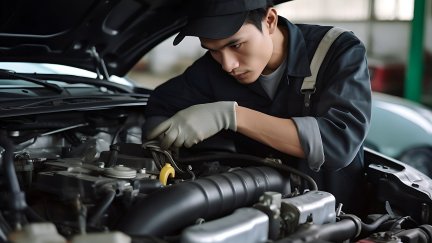 Mecánico reparando un vehículo. / Pixabay