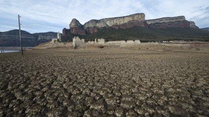 El pantano de Sau a finales de enero. / Europa Press. Lorena Sopêna