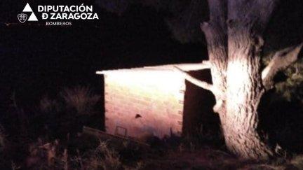Imagen del pozo de riego situado en un finca entre Ejea de los Caballeros y Tauste. | Diputación de Zaragoza