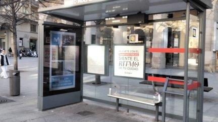 Imagen de las nuevas marquesinas. | Ayuntamiento de Zaragoza