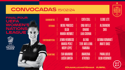 Salma Paralluelo, convocada para la Final Four de la Nations League.