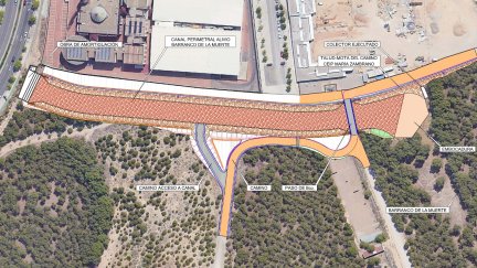 Proyecto Canal Perimetral barranco de la Muerte. / Ayuntamiento de Zaragoza