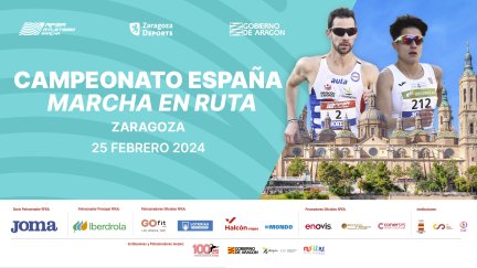 Zaragoza acogerá este domingo el Campeonato de España de marcha en ruta.